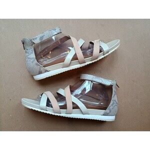 ABEO Braelyn Strappy Sandal Size 11 -  Gently Worn - Off White